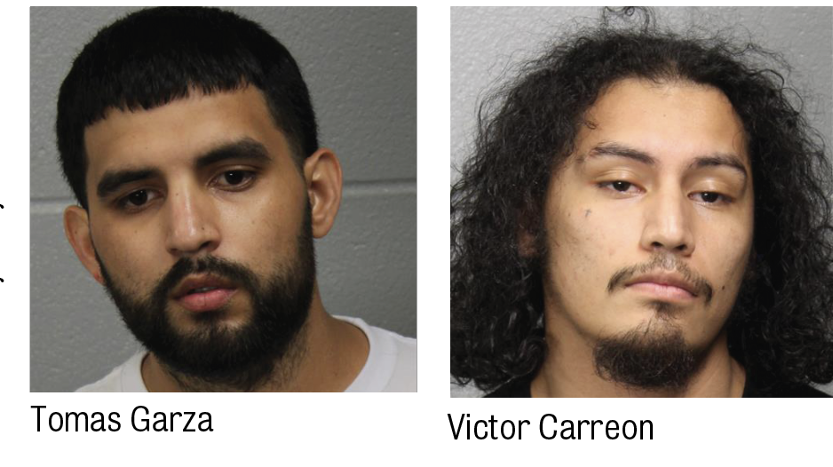 Two men arrested after police chase