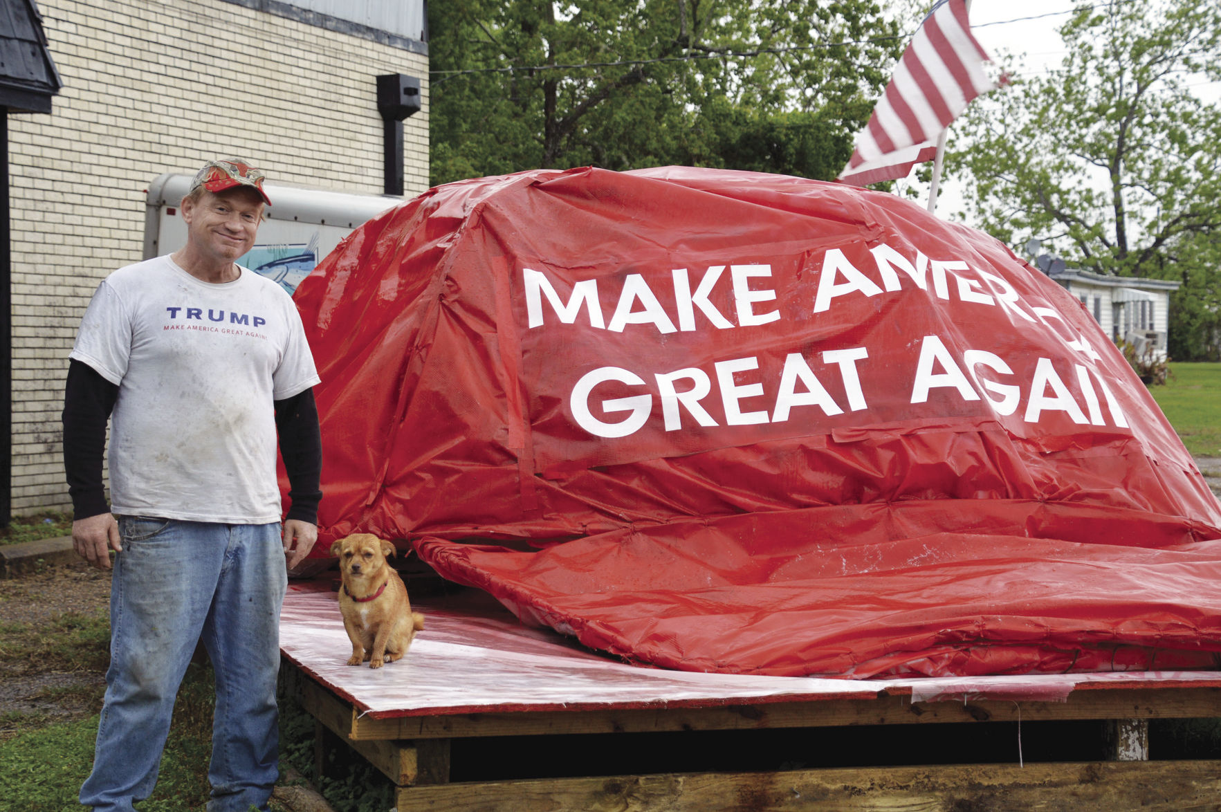 dog maga hat