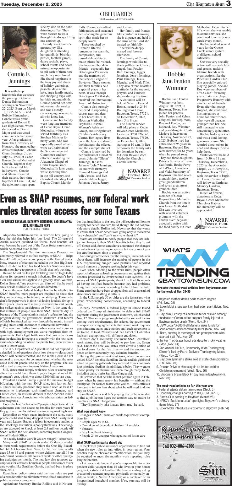 Page 03 | e-Editions | baytownsun.com