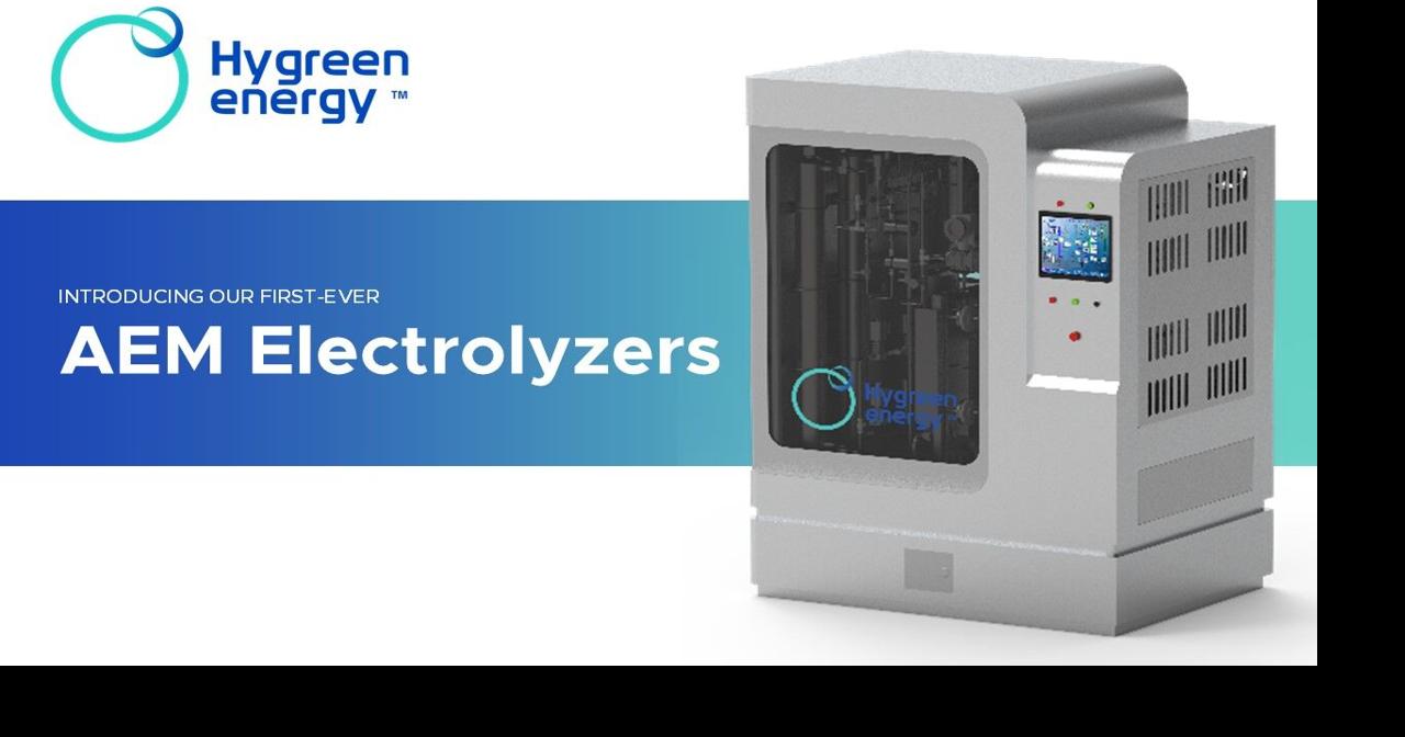 Hygreen Energy Introduces AEM Electrolyzer System for Sustainable Hydrogen Production