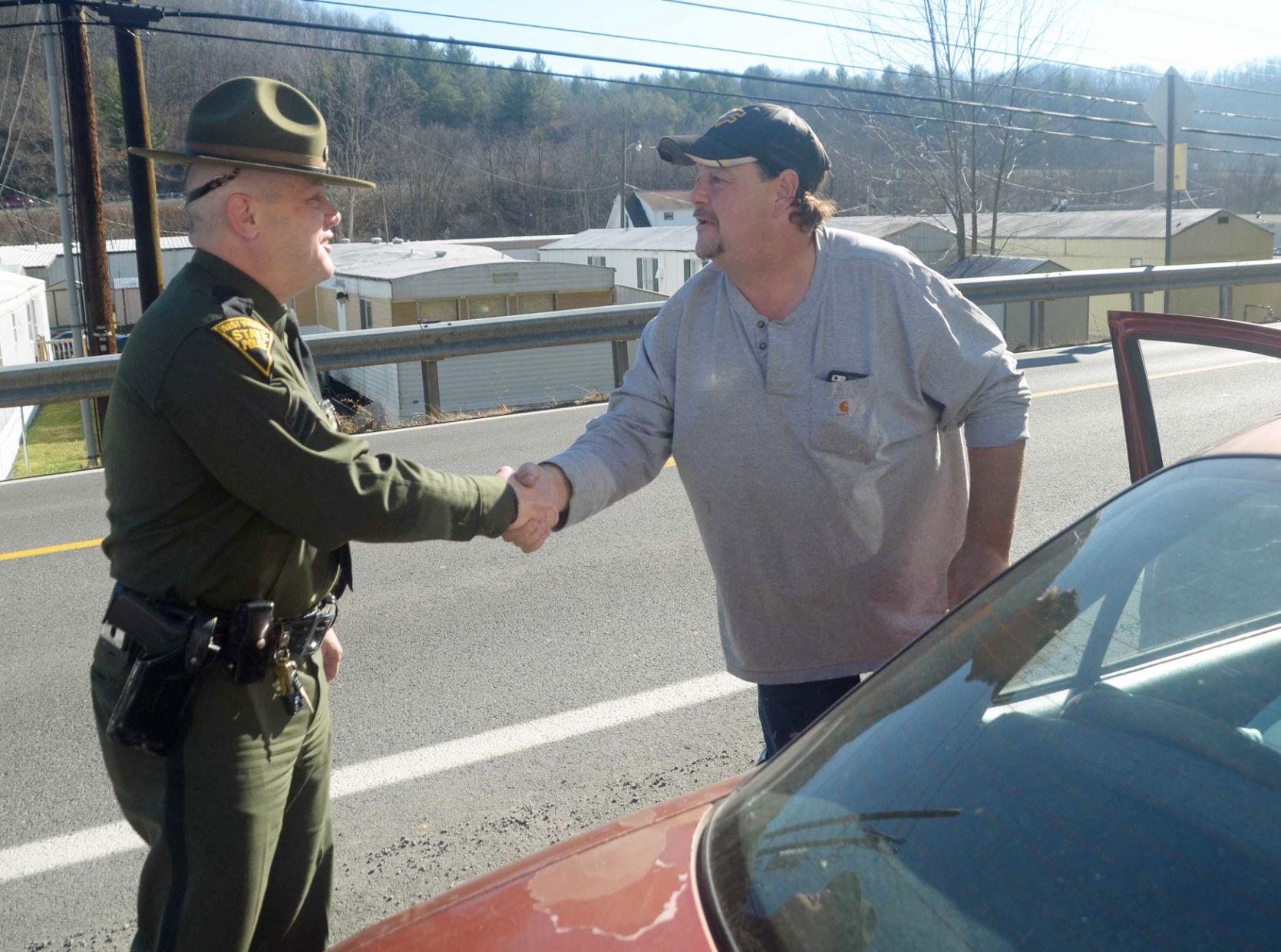 West Virginia State Troopers with the Princeton Detachment spread
