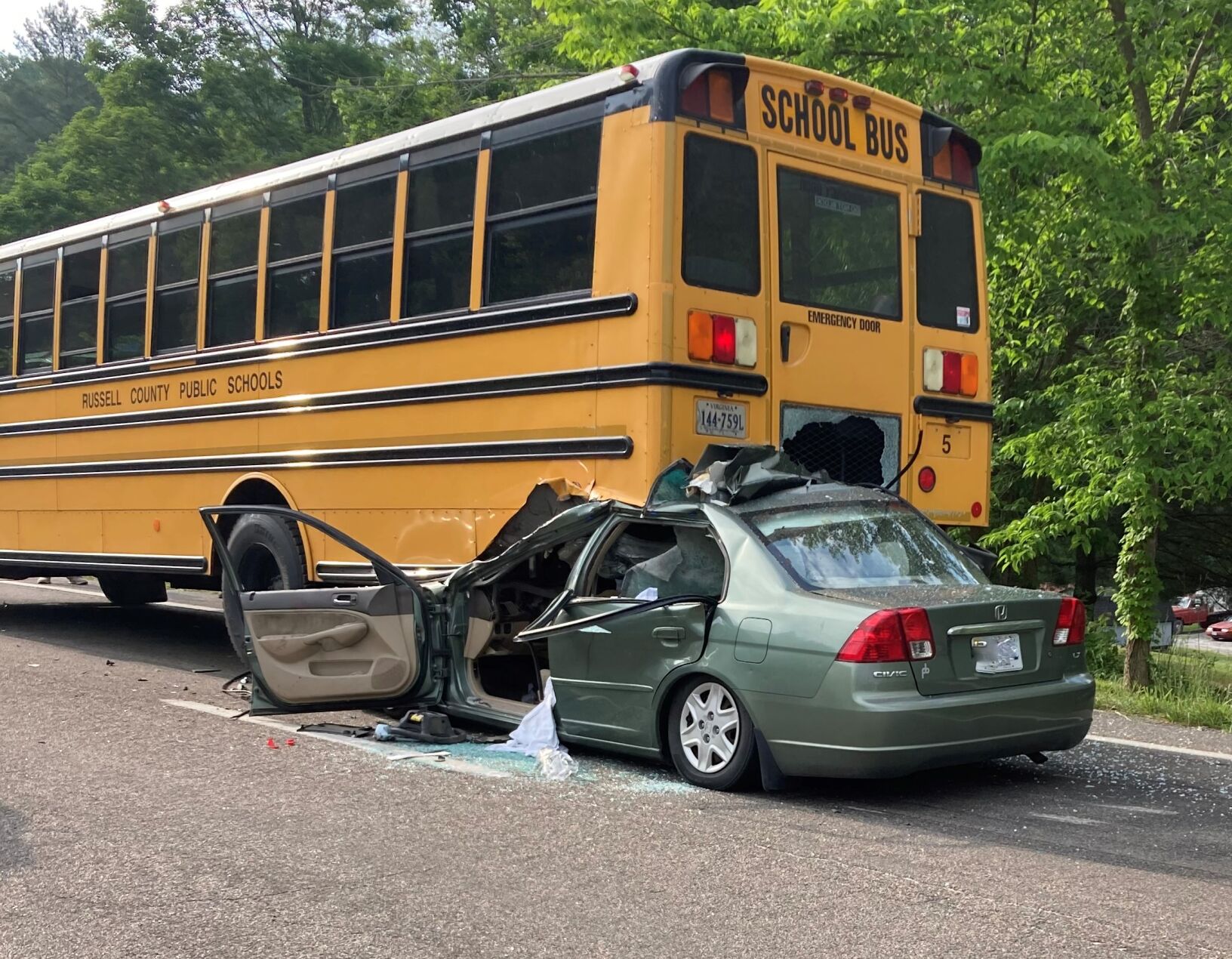 One Injured After Vehicle Crashes Into School Bus In Southwest Virginia ...