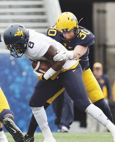 Dominant Defense Blue Controls Gold In Wvu Spring Game Sports
