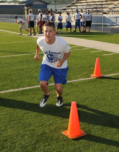Football Campers Spring Into Quest For Improvement Local Sports