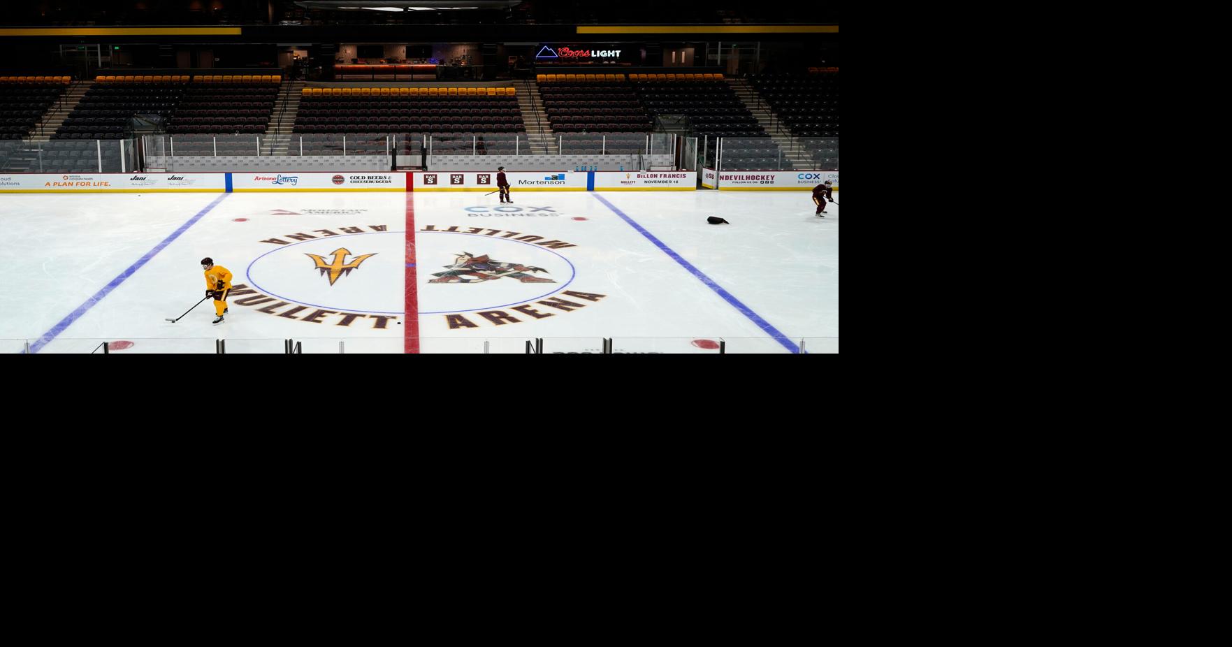 Arizona St Player Collapses Hockey