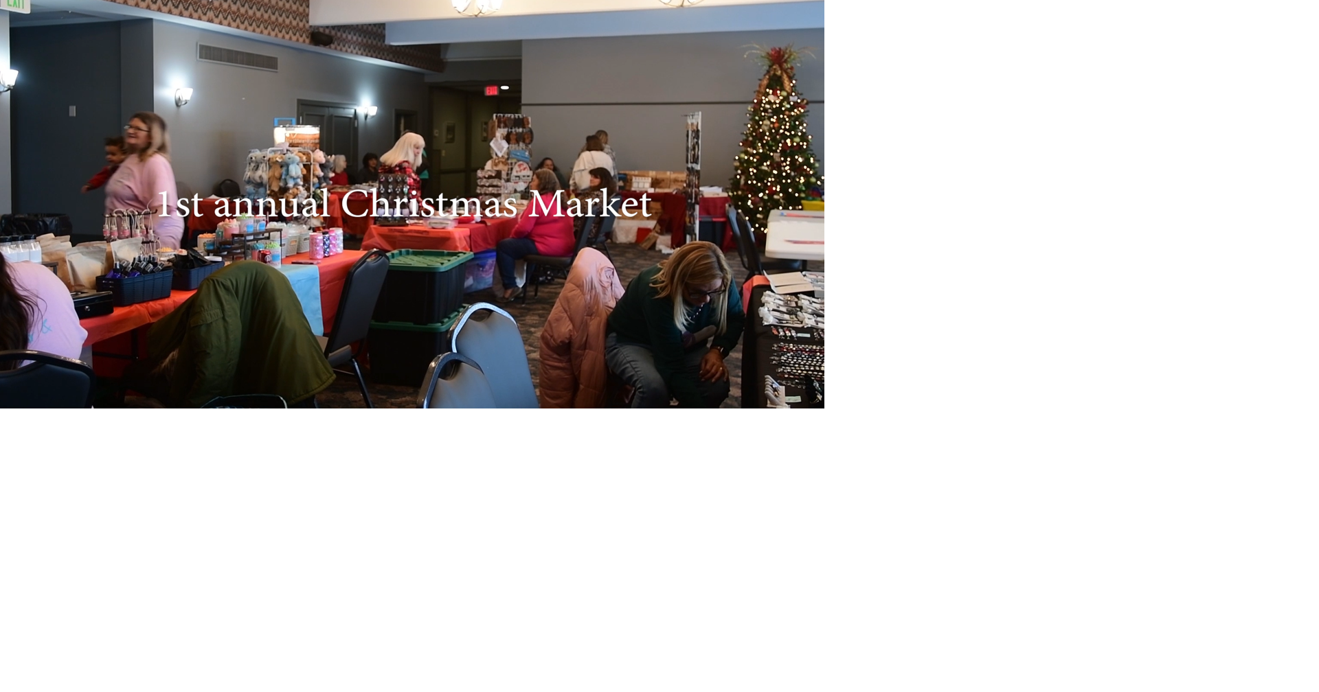 VIDEO 1st Annual Christmas Market at Fincastle Gallery
