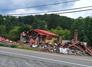 First of three old schools demolished in Mercer
