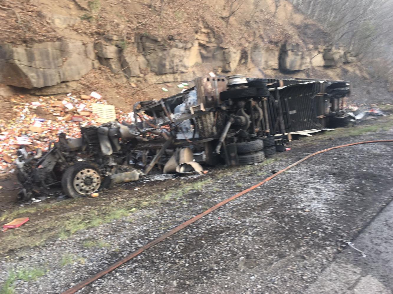 Officials respond to fiery crash on I 77 News bdtonline