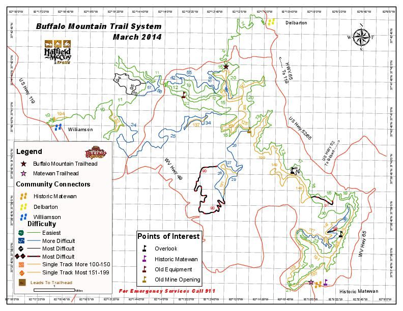 Buffalo Mountain Trail Map The Buffalo Trail" | | Bdtonline.com