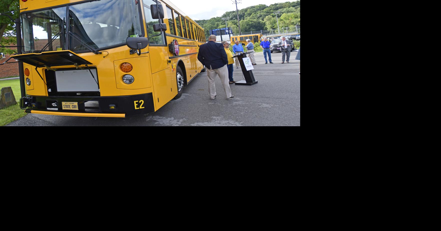 New Mercer County School electric school bus starts first run in West