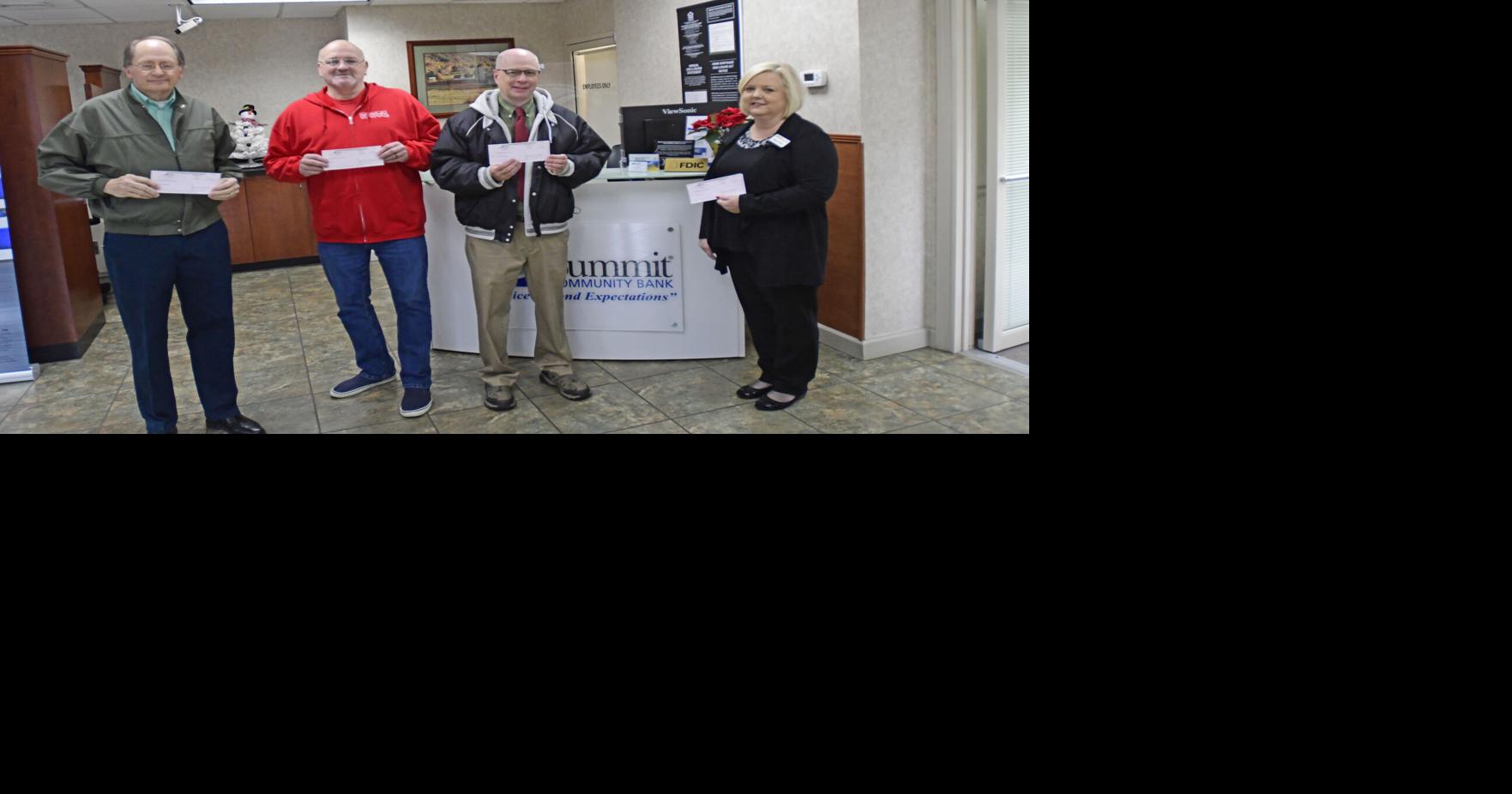 Summit Community Bank Moorefield West Virginia Summit Community Bank donates to Community Christmas Tree and others