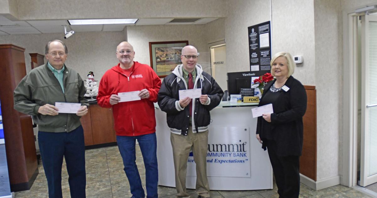 Summit Community Bank Moorefield West Virginia Summit Community Bank donates to Community Christmas Tree and others