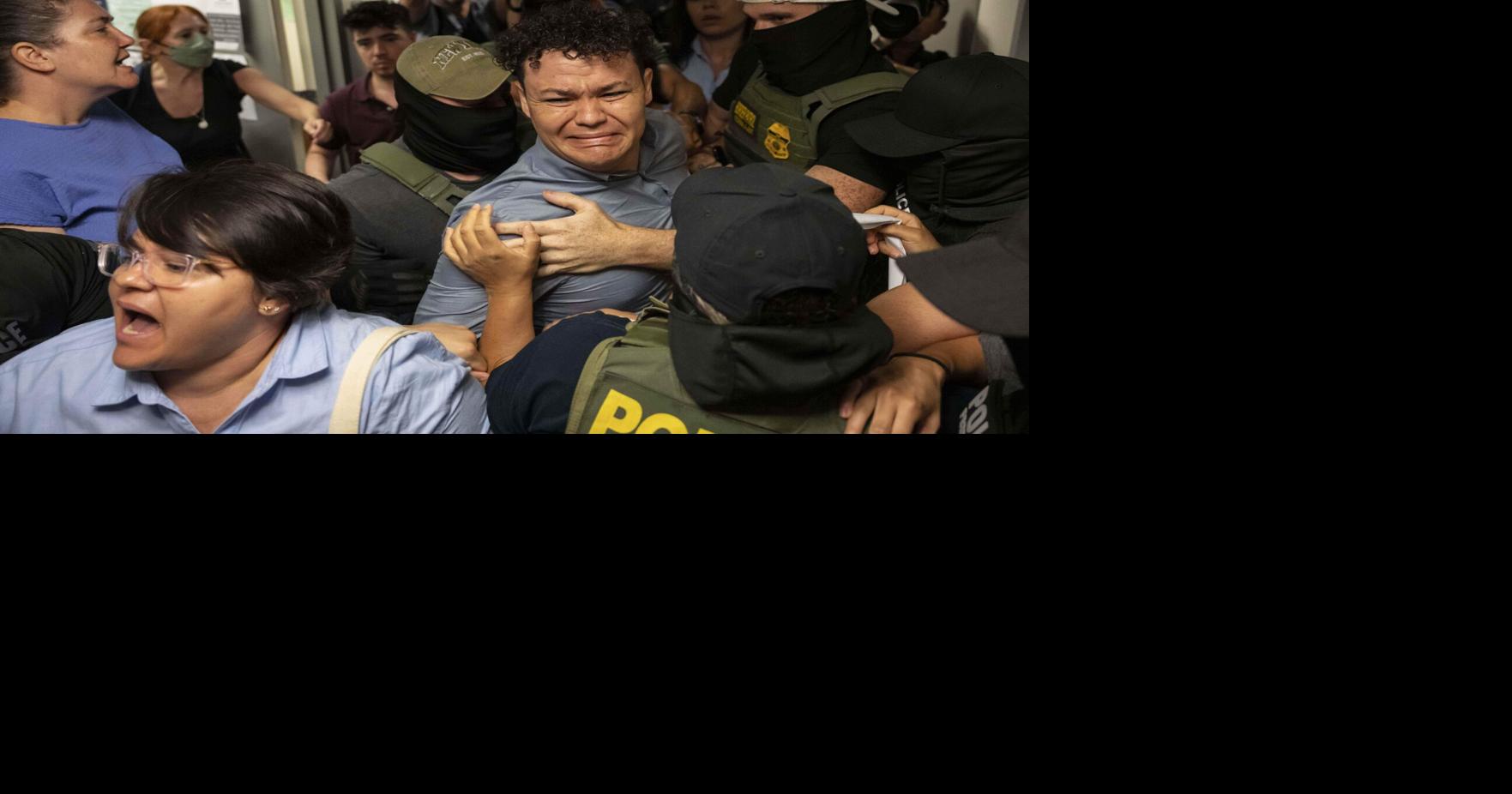 APTOPIX Immigration Arrests New York