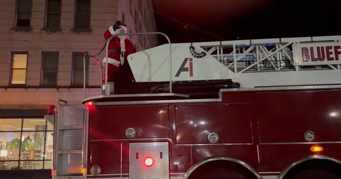 The snow is piling up in West Virginia's Christmas City