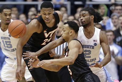 No 11 North Carolina Beats No 10 Va Tech 103 82 Sports