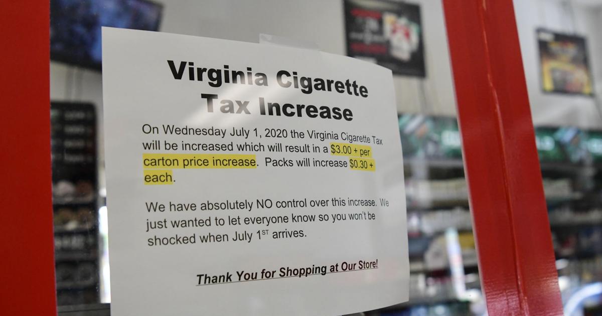 cigarette tax increase Cigarette tax increase: Va. set to double rate on tobacco products | News cigarette tax increase Cigarette tax increase: Va. set to double rate on tobacco products | News