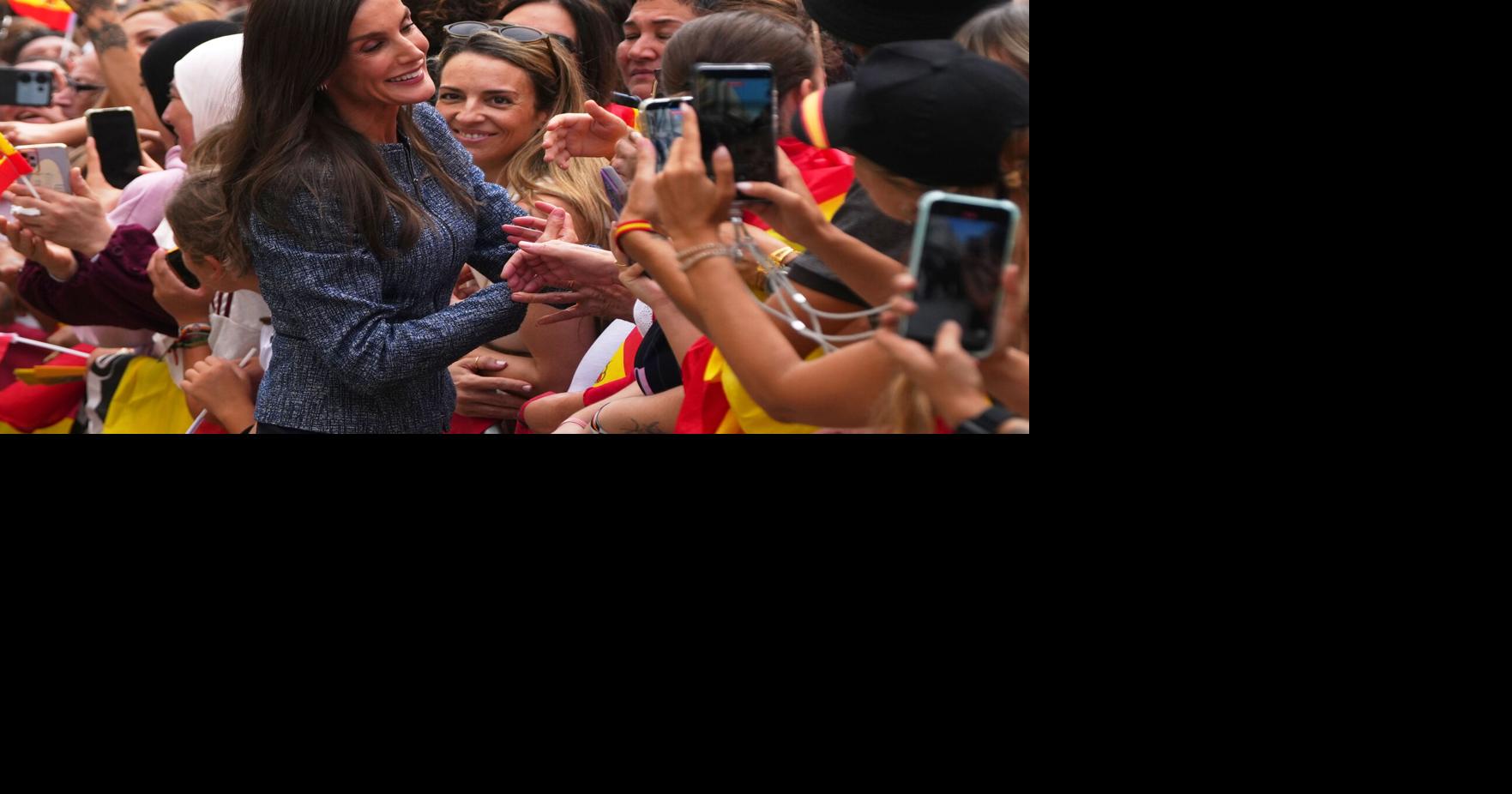 APTOPIX Spain Royals Ceuta Visit