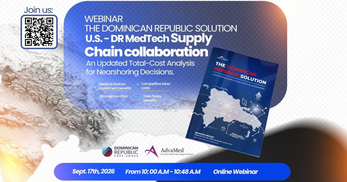 DRFREEZONES to Host ‘The Dominican Republic Solution’ Webinar on September 17 DRFREEZONES to Host ‘The Dominican Republic Solution’ Webinar on September 17