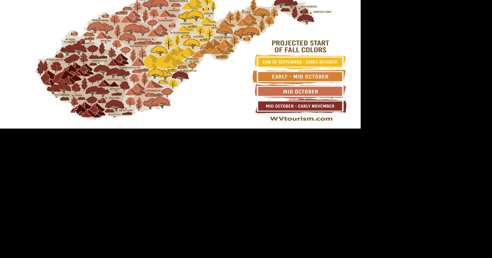Fall foliage projection map released for West Virginia | News ...