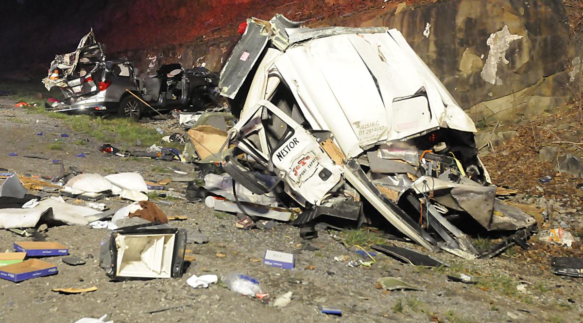 Car Crashes Into Tractor Trailer Car Crashes Into Tractor Trailer