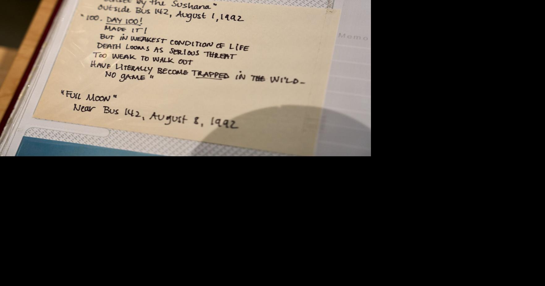 Alaska Christopher McCandless Exhibit