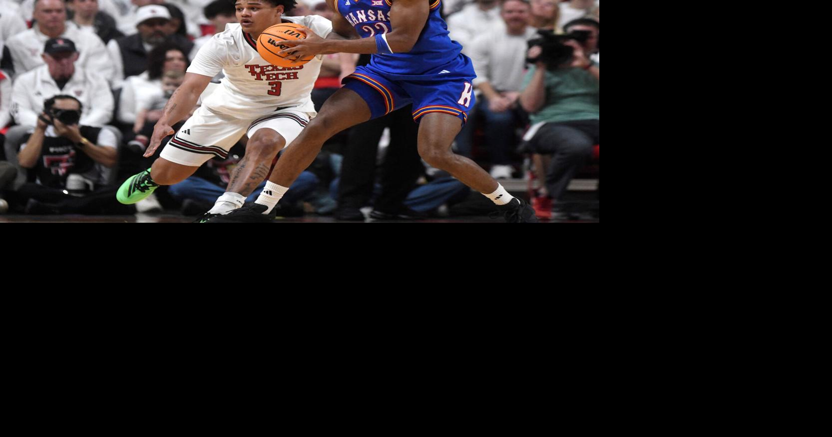 Peterson finally finishes for No. 11 Kansas, hitting two late 3s to beat No. 13 Texas Tech