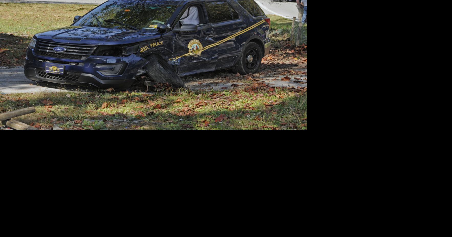 Two injured after W.Va. State Trooper cruiser, vehicle collide in ...