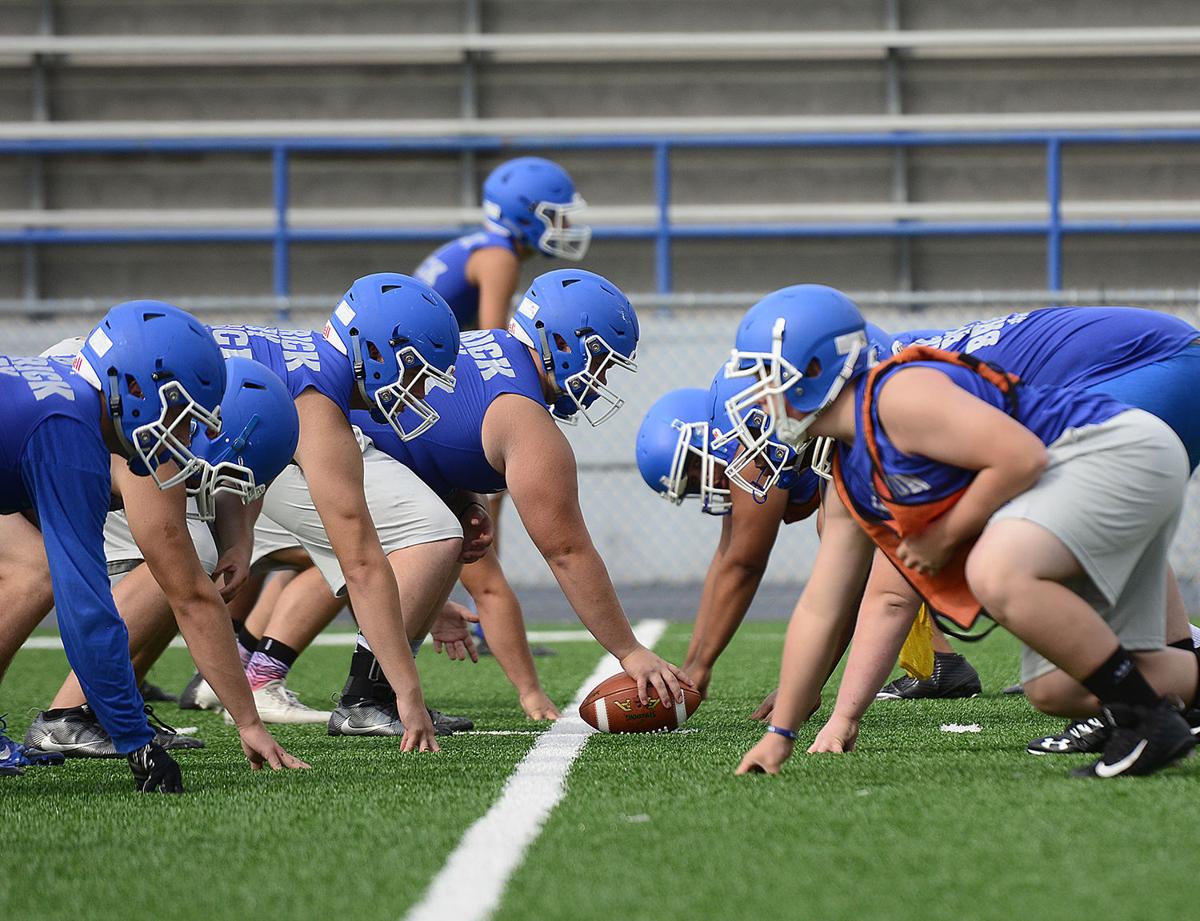 Slideshow Princeton High School's first football practice of 2018