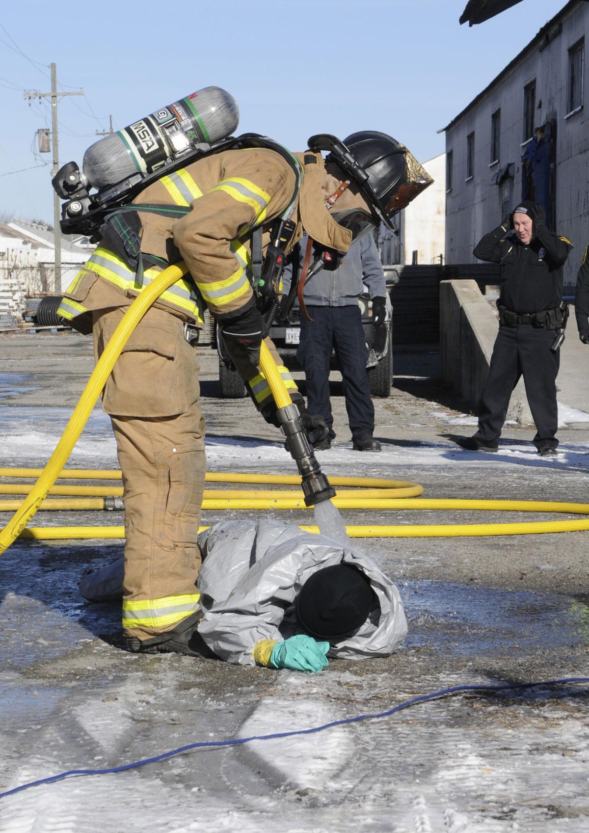 Firstresponder exercises held to safely face deadly fentanyl scenes