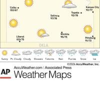 AP BB KS0627 WEATHER MAP