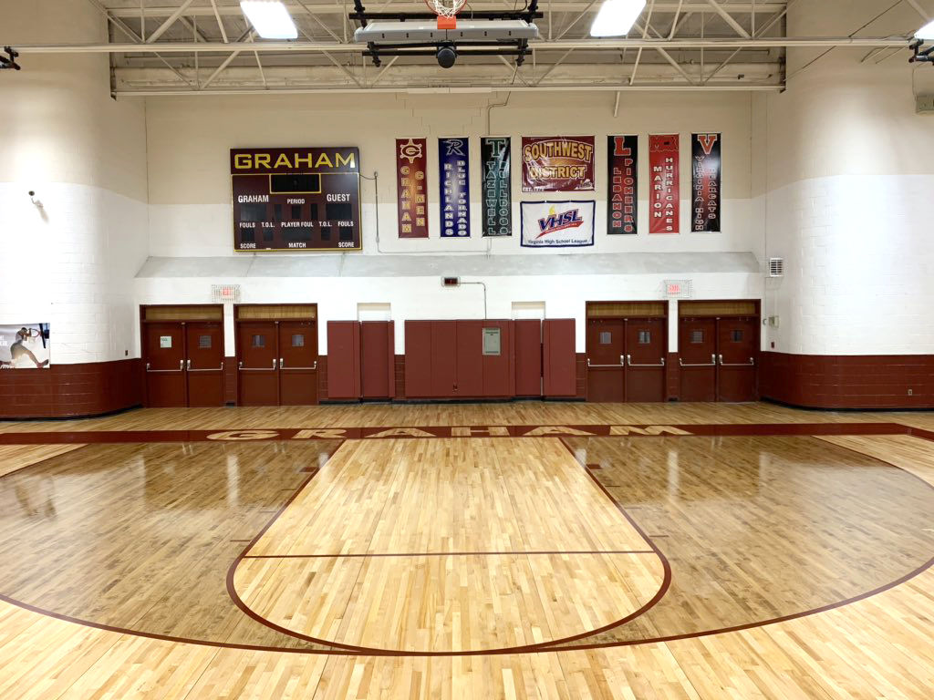 Graham Basketball Floor Ready For Action; Virginia, However, Isn’t 