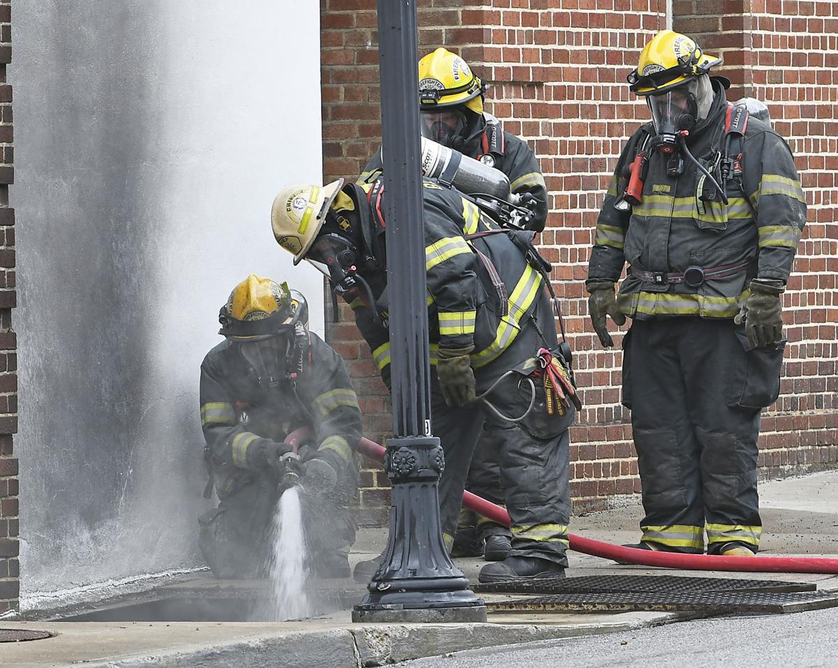 Explosions, evacuations Part of downtown Bluefield cleared following