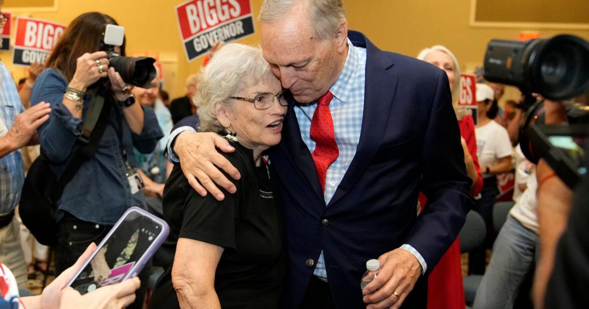 Andy Biggs wins Republican nomination for Arizona governor