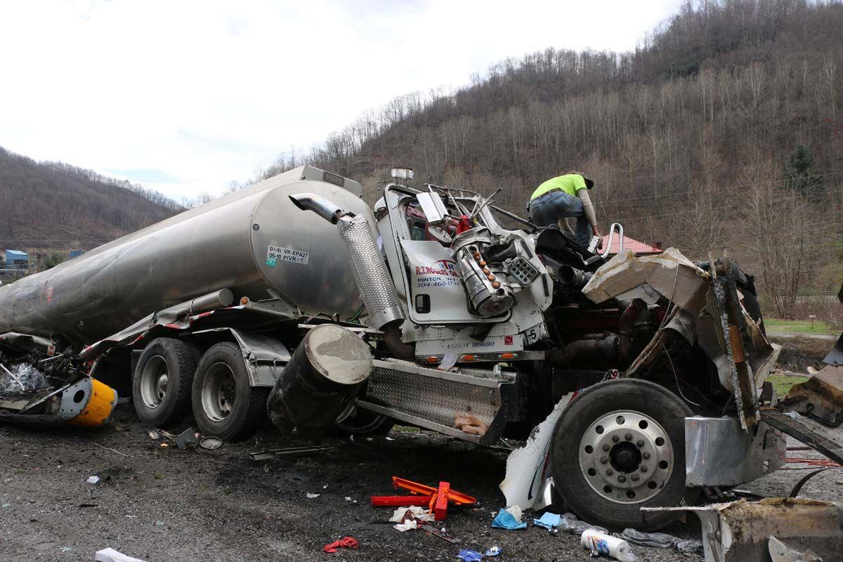 Gas tanker crashes in McDowell County (with SLIDESHOW) News
