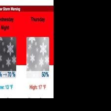 Winter storm warning issued for the area | News | bdtonline.com
