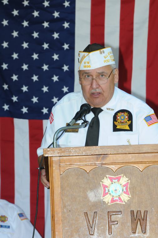 VFW Flag Retirement Ceremony at the Sanders House in Bluefield, Va