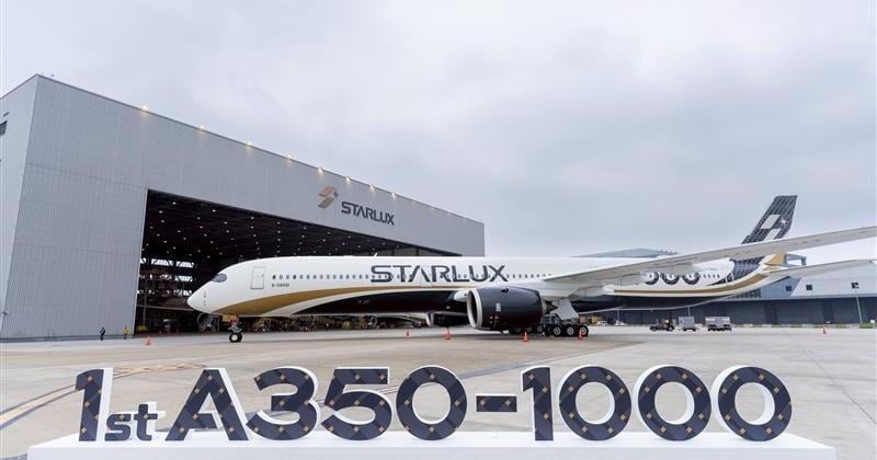A New Era Lifts Off: STARLUX Takes Delivery of Taiwan’s First A350-1000, Powering Long-Haul Expansion
