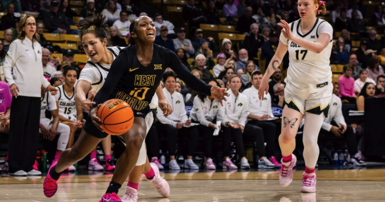 Harrison shines in WVU 61-55 Big 12 road win at Colorado