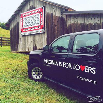 Va Tourism Corp Unveils Love Themed Barn Quilt In Burkes Garden