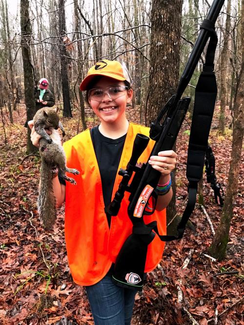 Air gun squirrel hunting