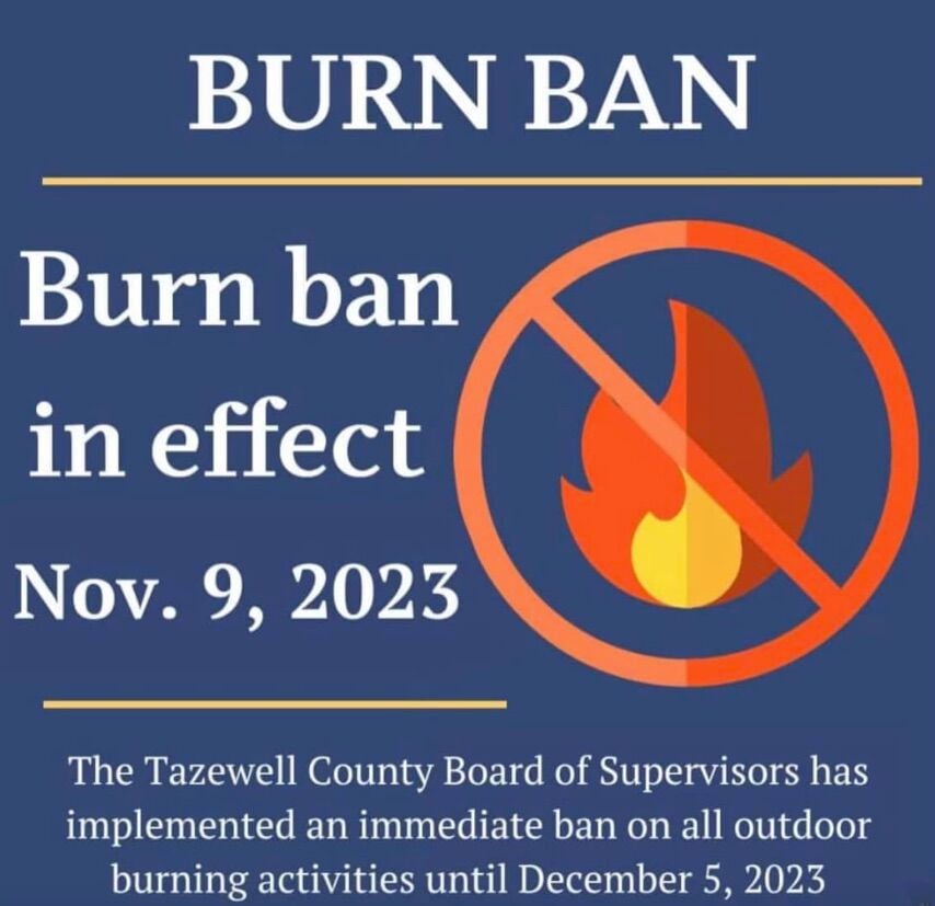 Burn Ban Issued In Tazewell County Due To Dry Conditions | News ...