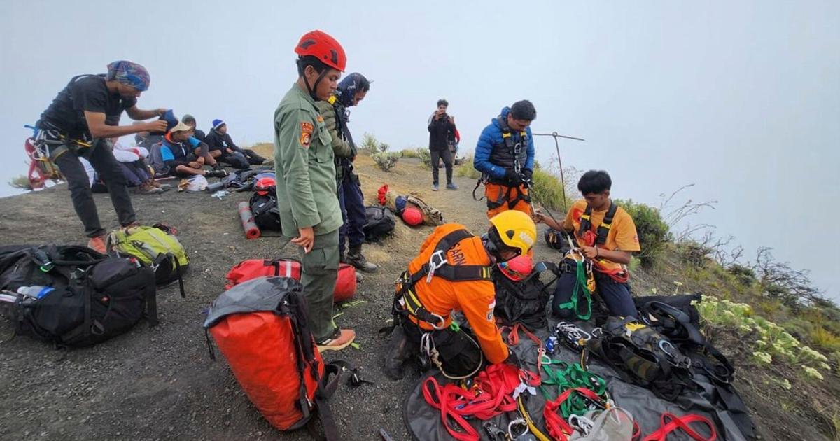 Indonesia Volcano Rescue