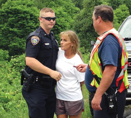 under arrest arrested woman police driving dui influence bdtonline hatfield deborah bluefield patrolman department places