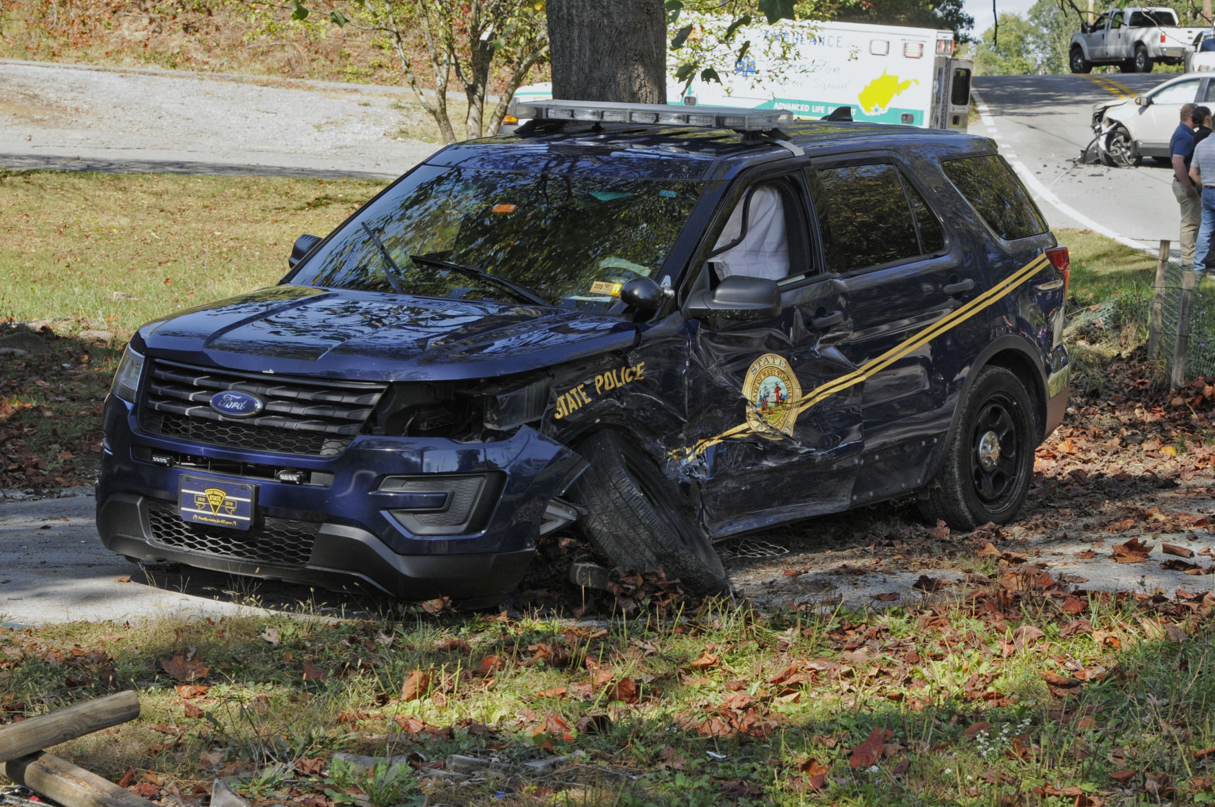 Two Injured After West Virginia State Trooper Cruiser, Vehicle Collide ...