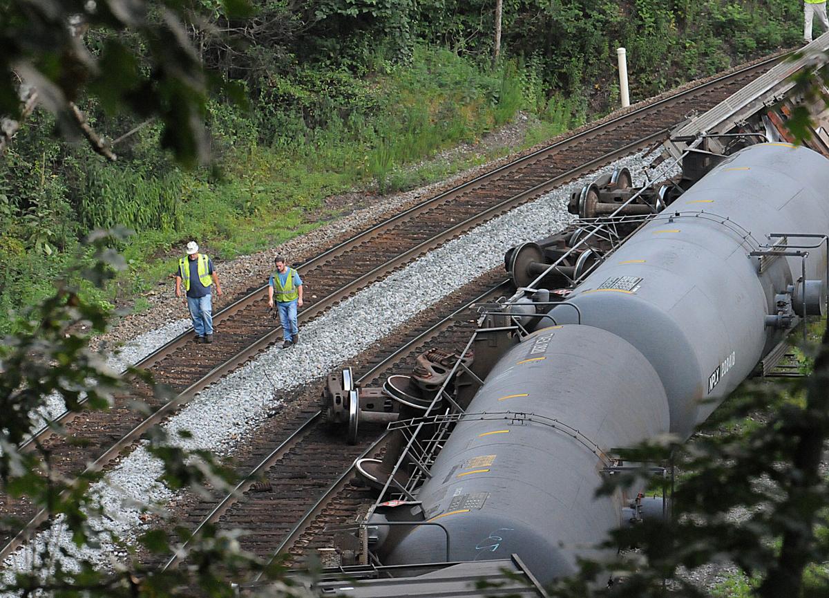 20 train cars derail in McDowell County News