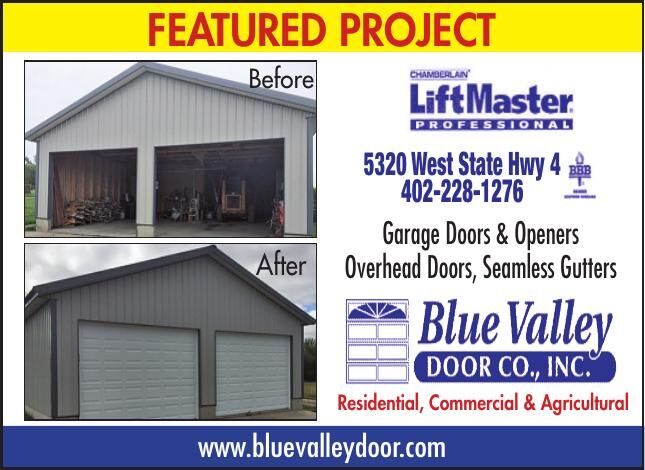 BLUE VALLEY DOOR Ad from 2024 03 30