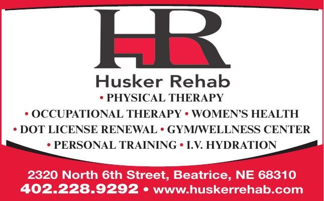 HUSKER REHAB Ad from 2024 03 28