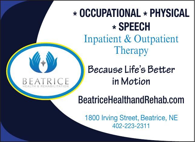 BEATRICE HEALTH REHAB Ad from 2024 03 23