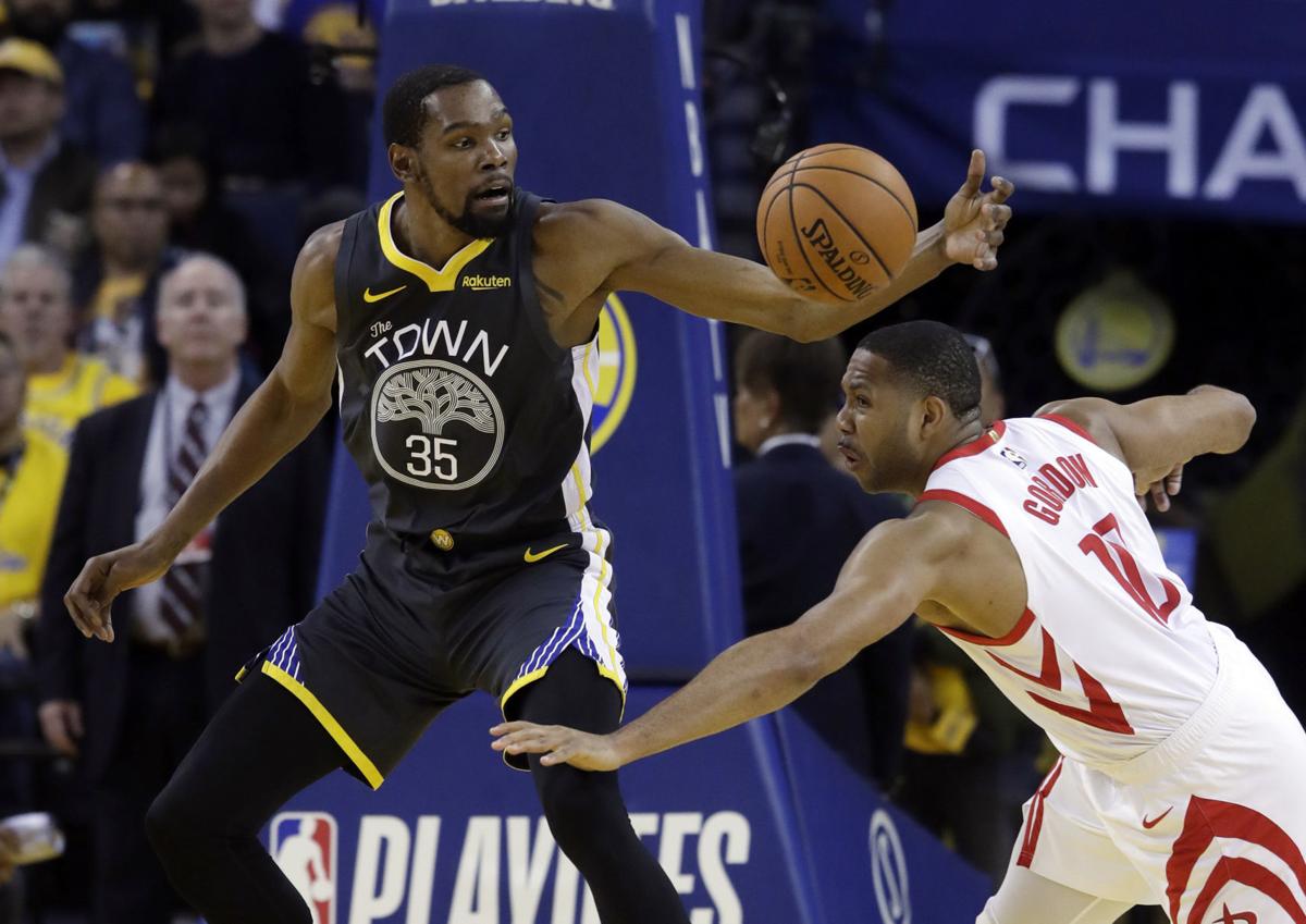 Durant Leads The Way Again Warriors Lead Rockets 2 0