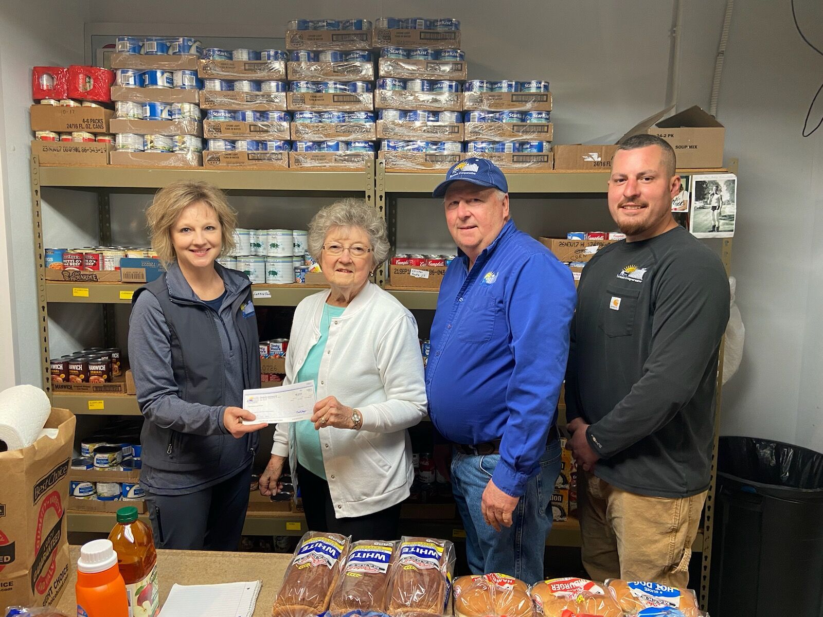 Farmers Cooperative donates to food pantry